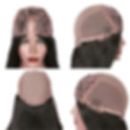 Thumbnail: Soft Deep Part Natural Black Long 24inch Kinky Curly U Part Wig European Remy H