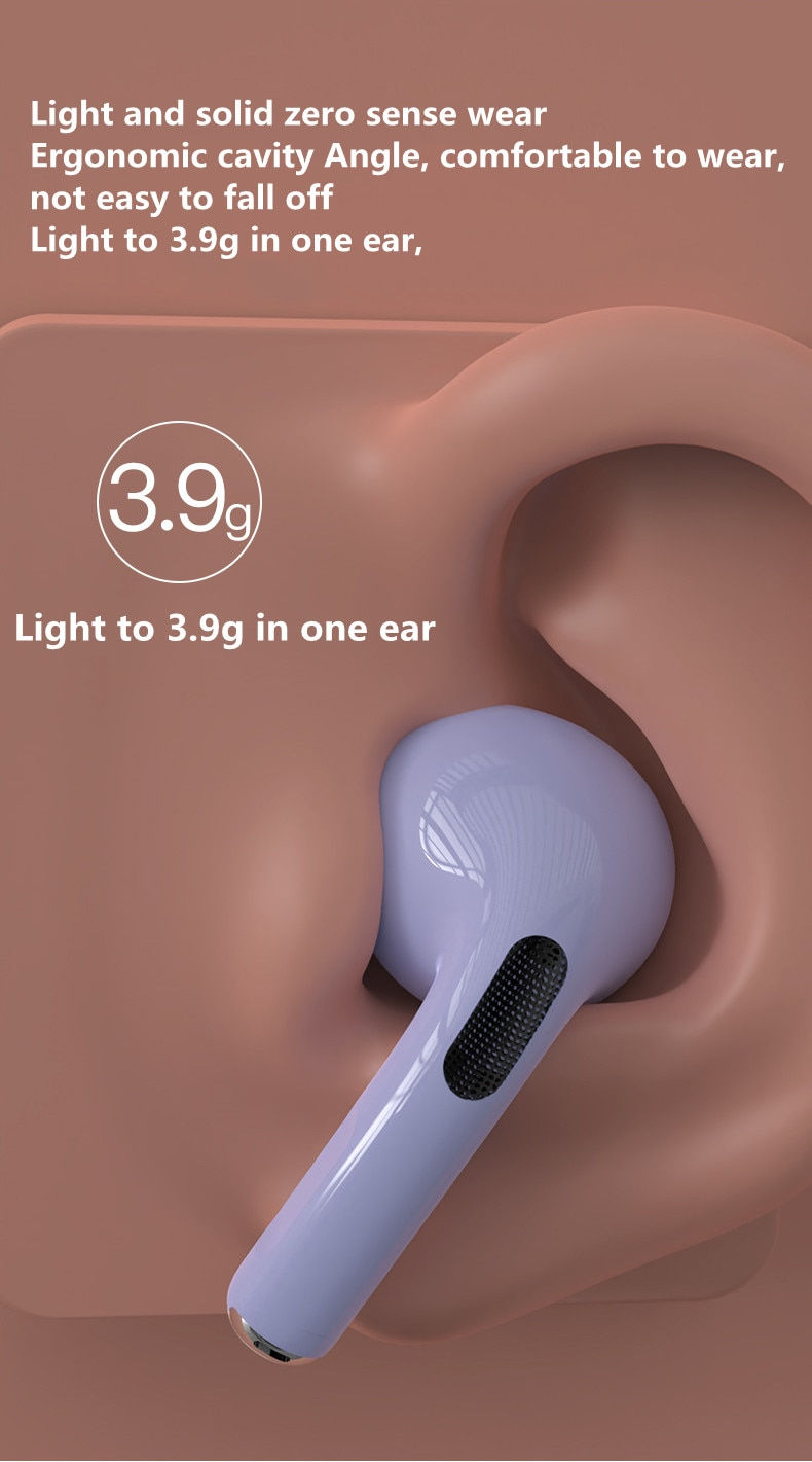 Thumbnail: Original Pro6 TWS Touch Control Wireless Headphone Bluetooth 5.0 Earphones Spor