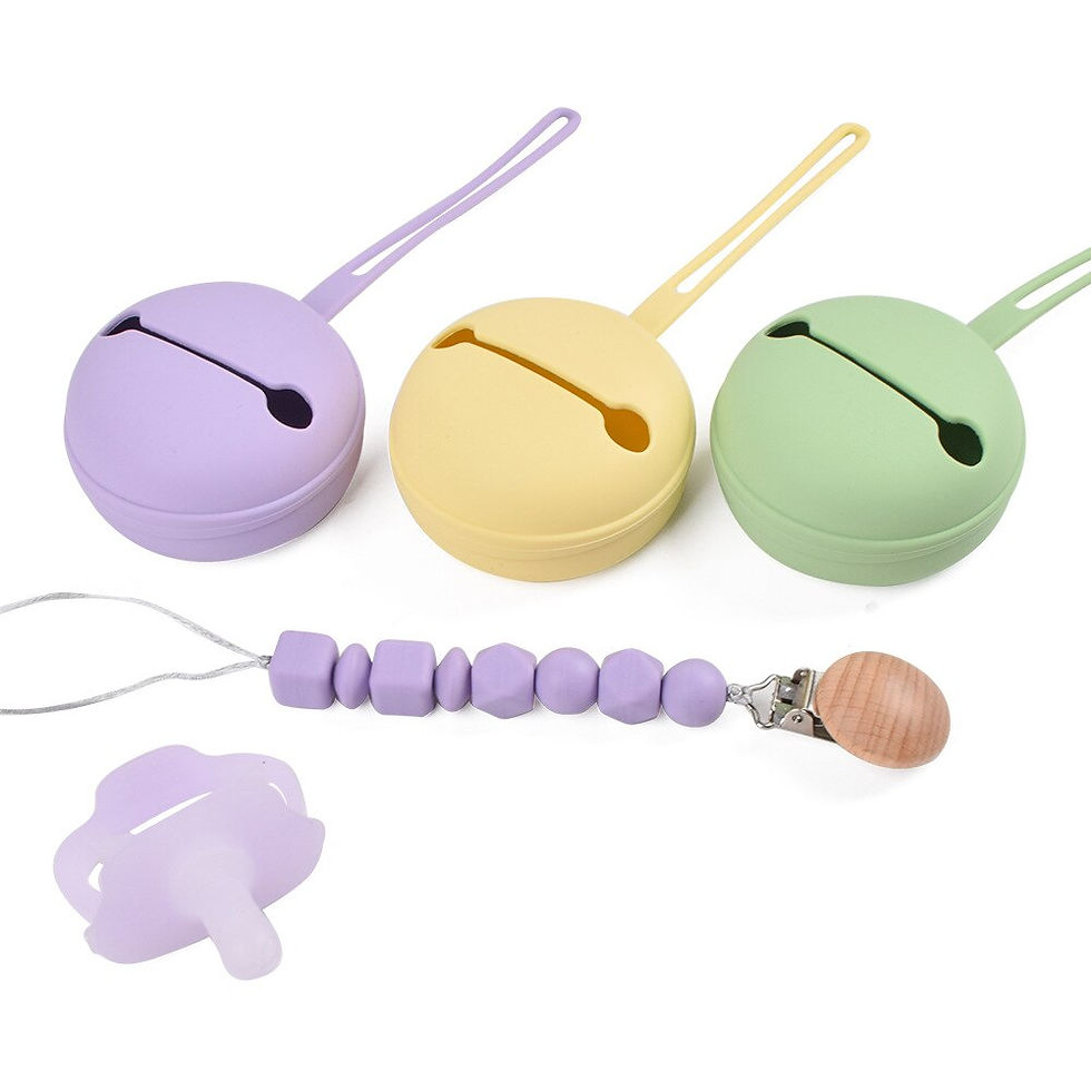 Thumbnail: Baby Silicone Pacifier Holder Soother Nipple Container Box Infant Pacifier Case
