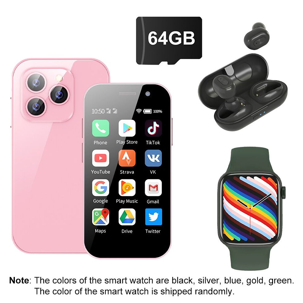 Thumbnail: SERVO 15 Pro, Small Smartphone Android 9.0, Network 4G LTE, 2GB+16GB Quad-Core,