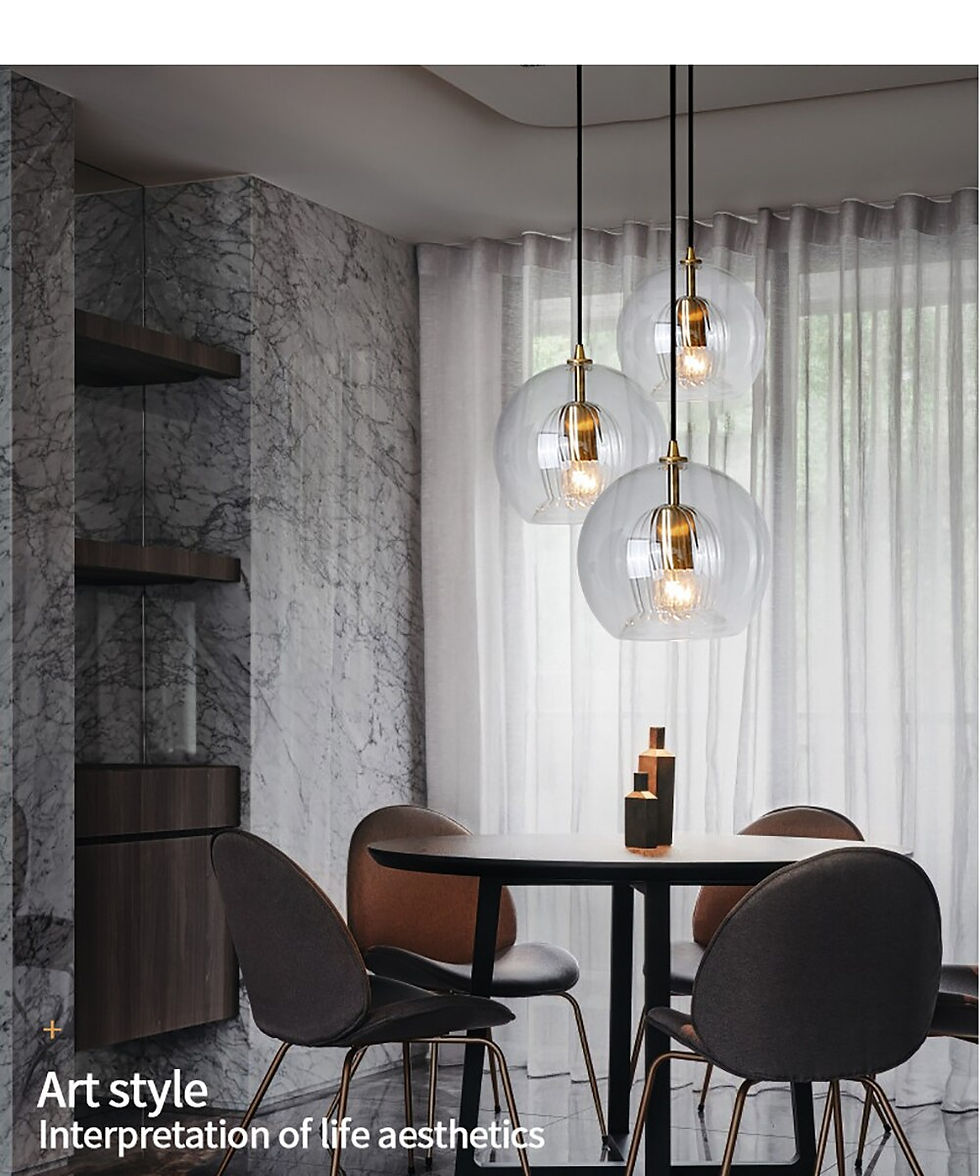 Thumbnail: Led Large Glass Ceiling Chandelier Hotel Restaurant Staircase Hanging Lamps for