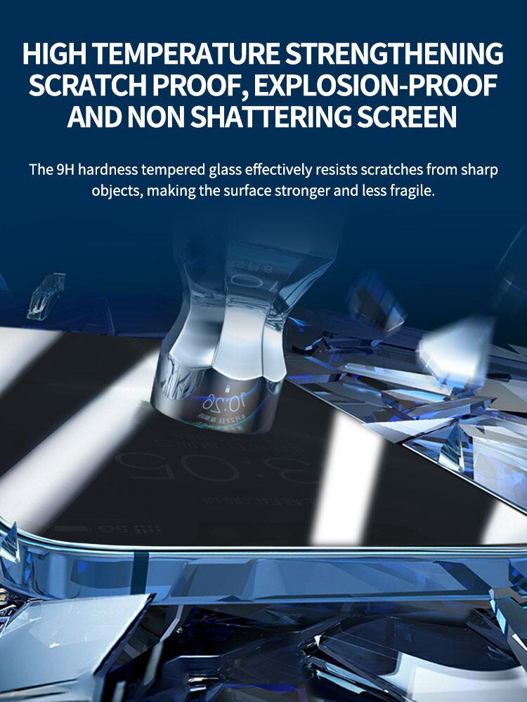 Thumbnail: New Upgraded High End 360 Up Down Left Right Screen Protector on For iPhone 14 