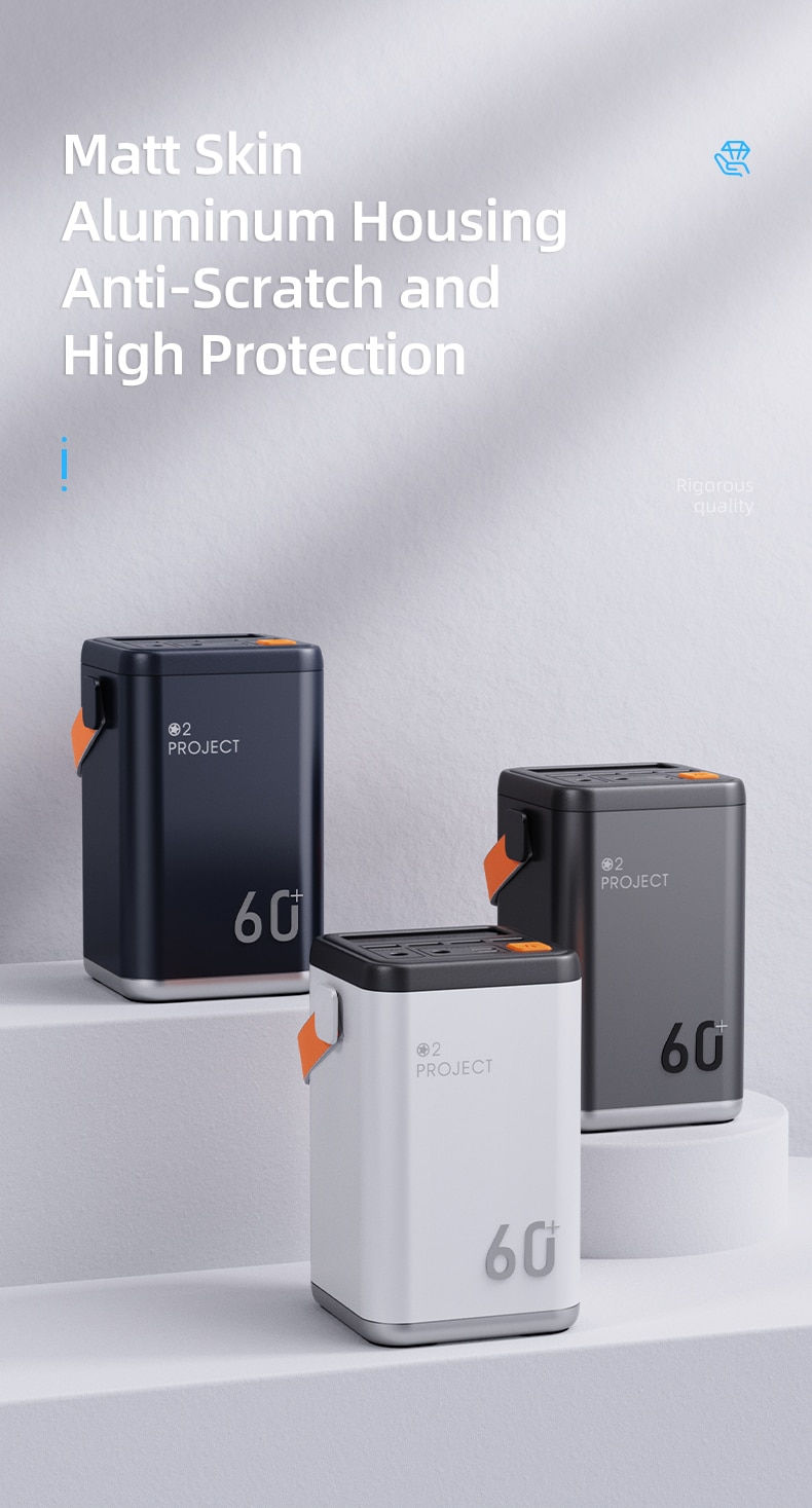 Thumbnail: New High Capacity Power Bank 60000mAh 36W Fast Charging External Battery For Po