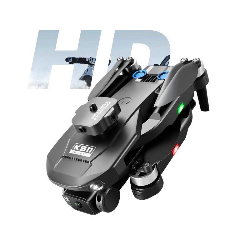 Thumbnail: New LS KS11 Mini Drone 4K Professional Dual Camera Obstacle Avoidance Optical F