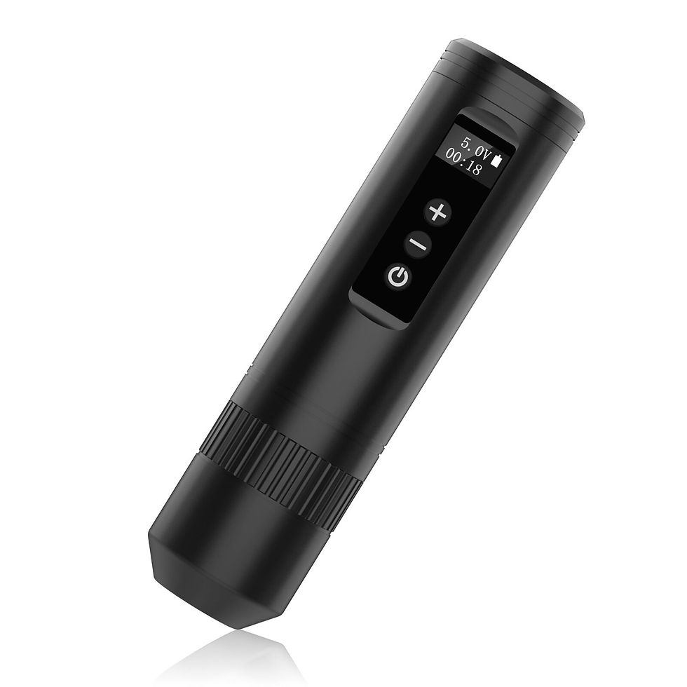 الصورة المصغرة: INKIN NowTa1 Kit Wireless Tattoo Machine Pen LED Display 2000mAh Battery Real W