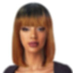 Thumbnail: Human Hair Wigs for Black Women Short Bob Straight Hair Wigs with Bangs Brazili