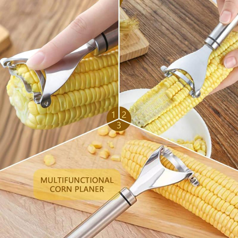 Thumbnail: New Stainless Steel Corn Stripper Corns Threshing Corn Thresher Peeler Corn Ker