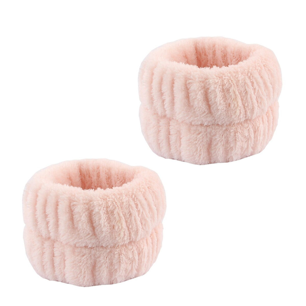 Thumbnail: Wash Face Wristband Set Headbands Spa Bathroom Accessories Set Water Absorption