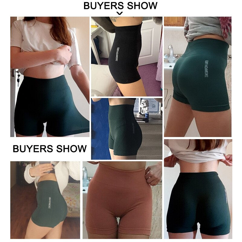 Thumbnail: High Waist Workout Shorts Sport Shorts Vital Seamless Fitness Shorts Cycling Sh