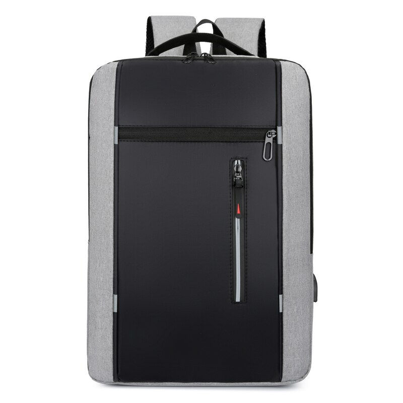 Thumbnail: A 15.6 Inch Men's Business Casual Computer Bag Multi-pocket Large Capacity Usb 