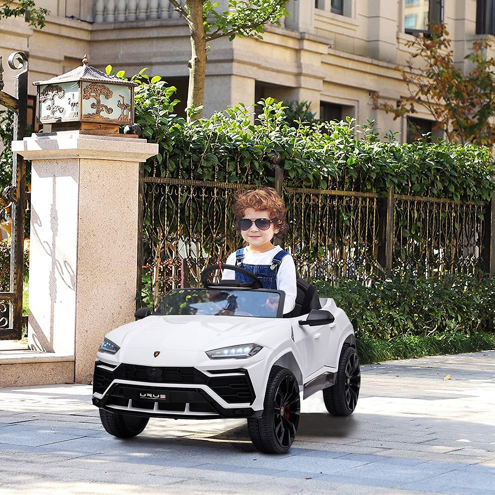 Thumbnail: Lamborghini 12 V Powered Ride on Cars, Remote Control, Battery Powered, White