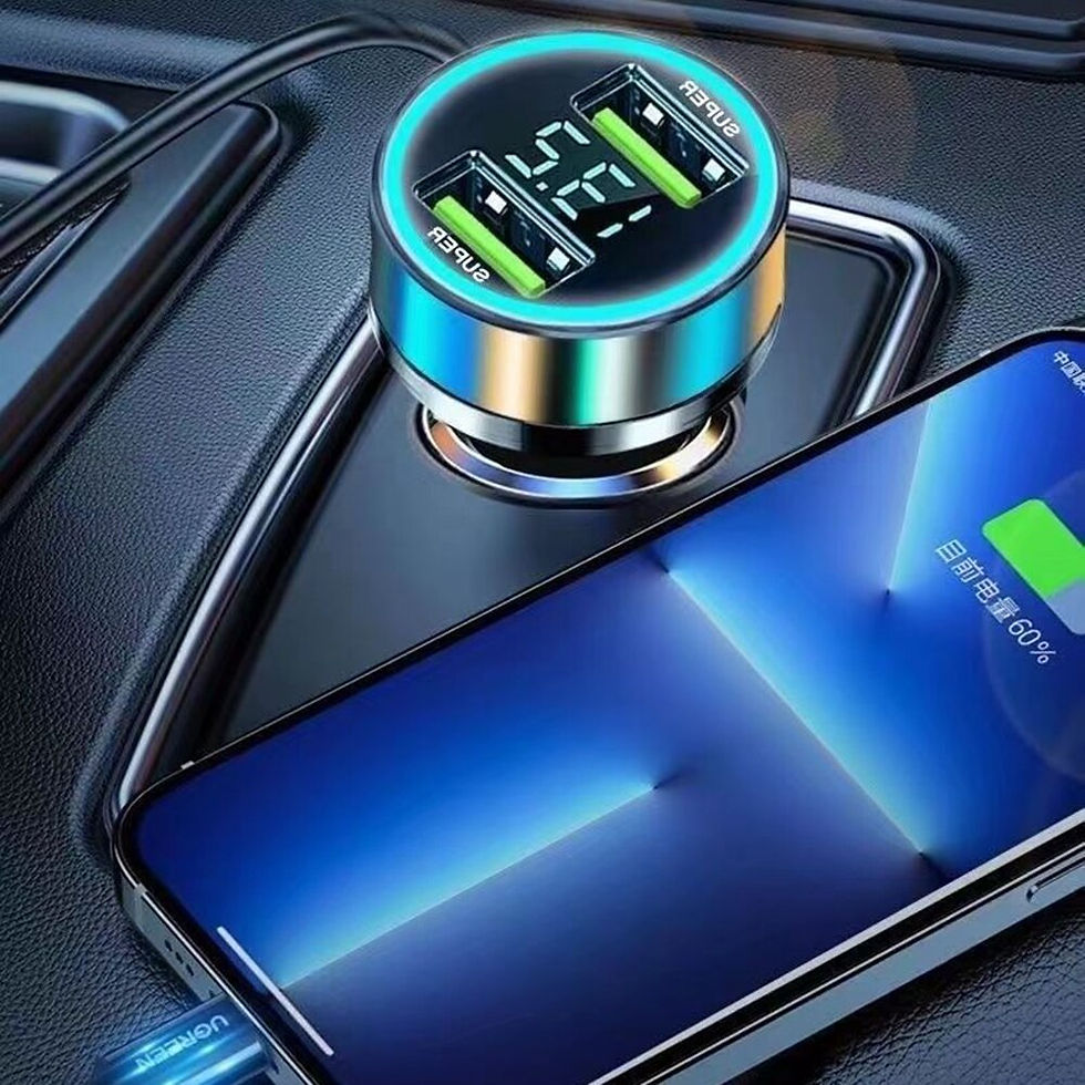 Thumbnail: 240W Fast USB Interface Car Charger For IPhone 14 Pro Max 13 12 11 Oneplus 2-Po