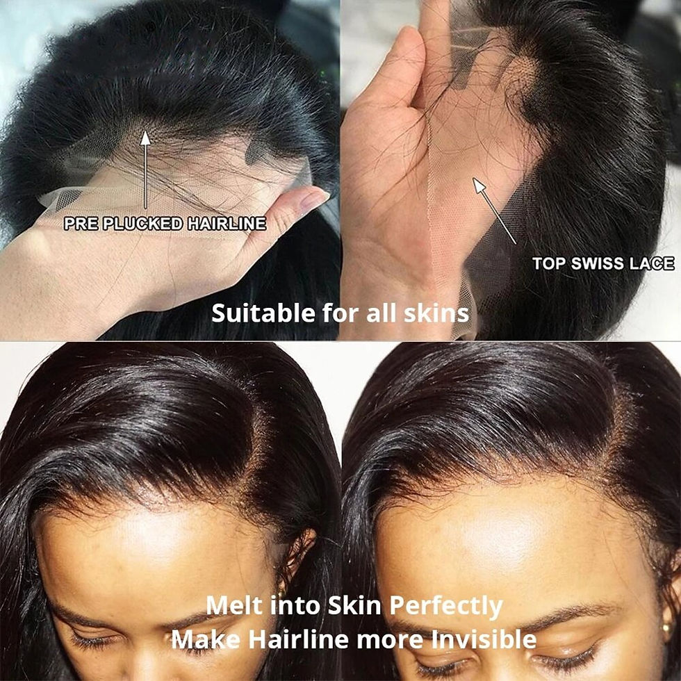 Thumbnail: 13X6 HD Lace Frontal Wig Brazilian 360 Full Lace Body Wave Lace Front Human Hai
