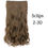 Thumbnail: Synthetic 5 Clip In Hair Extension Natural Blonde Brown Long Wavy Hairstyle Hea