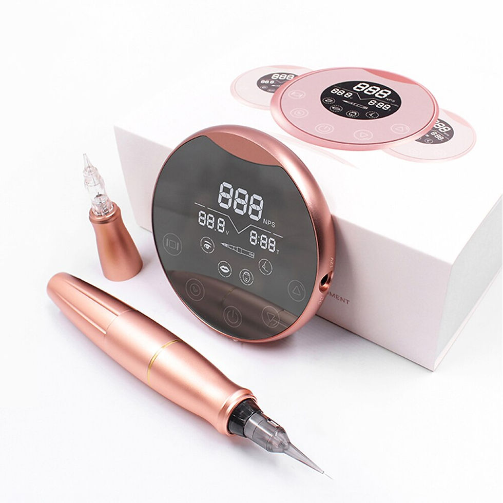 Thumbnail: P90 Mirror Panel With 2 Needles Converter Microblading Eyebrow Pen And Tattoo G
