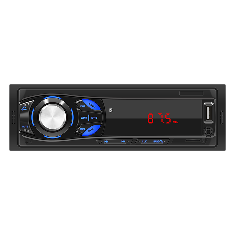 Thumbnail: Car Radio In Dash 1 Din Tape Recorder MP3 Player FM Audio Stereo USB SD AUX Inp