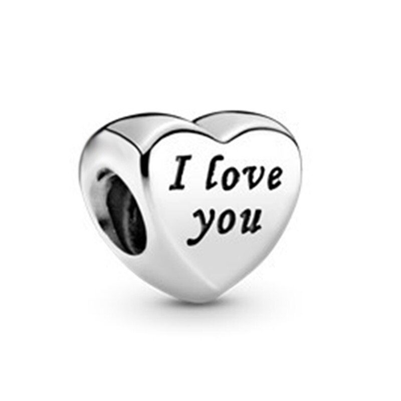 Thumbnail: 2Pcs New Hot Sale Silver Color Feather Star Hollow Heart Star Beads Fit Origina
