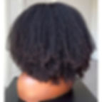 Thumbnail: Long Natural Black 24 inch Afro Kinky Curly U Part Wig European Remy Human Hair