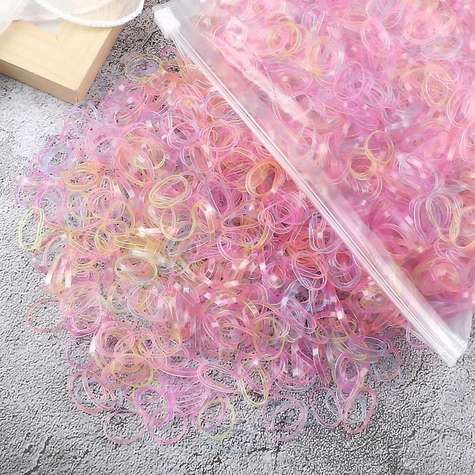 Miniaturbild: 1000/2000PCS Kid Elastic Rubber Band Small Scrunchie Hair Bands for Children Ba