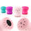 Thumbnail: 1pc Octopus Silicone Facial Cleansing Brush Makeup Removal Massage Brush Portab
