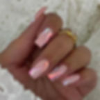 Thumbnail: 24pcs French Style False Nails Glitte Design Fake Nail Patch Mid Length Coffin 