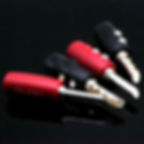 Hifi 4ps AQ silver plated BFA Banana Connectors plugs 5mm for Hifi audio AMP