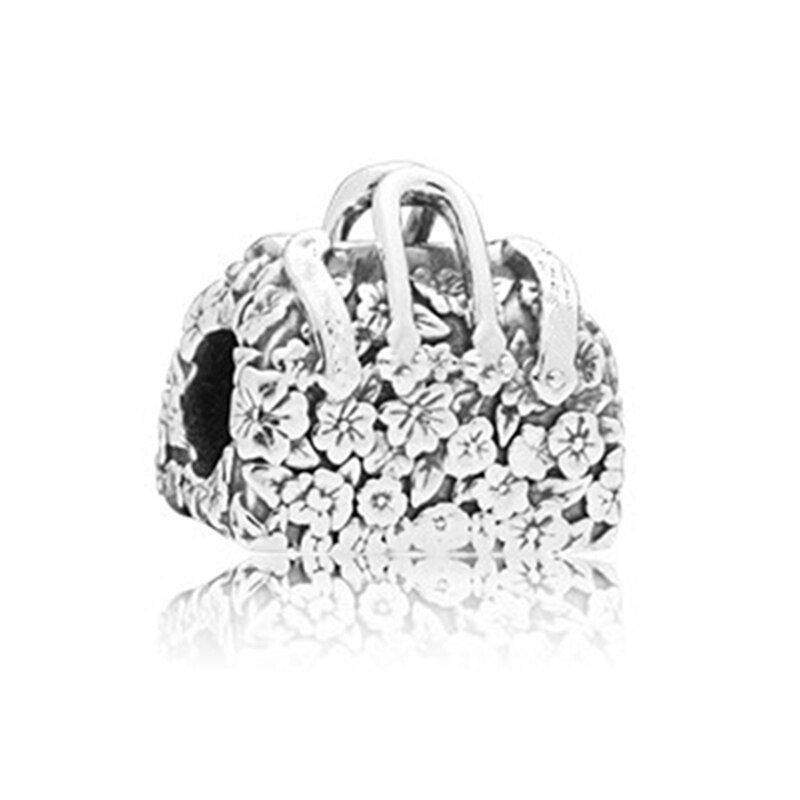 Thumbnail: 2Pcs New Hot Sale Silver Color Feather Star Hollow Heart Star Beads Fit Origina
