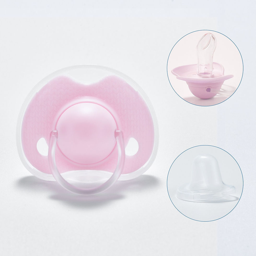 Thumbnail: Food Grade Silicone Baby Pacifier Soother for Baby Teether Safety Infant Snooth