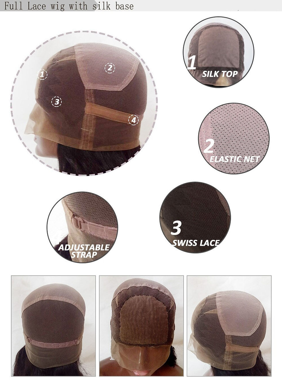 Thumbnail: Soft 26 “Long 23A Grade Jewish Wig Highlight Ombre Blonde Wave Full Lace Wig 4x