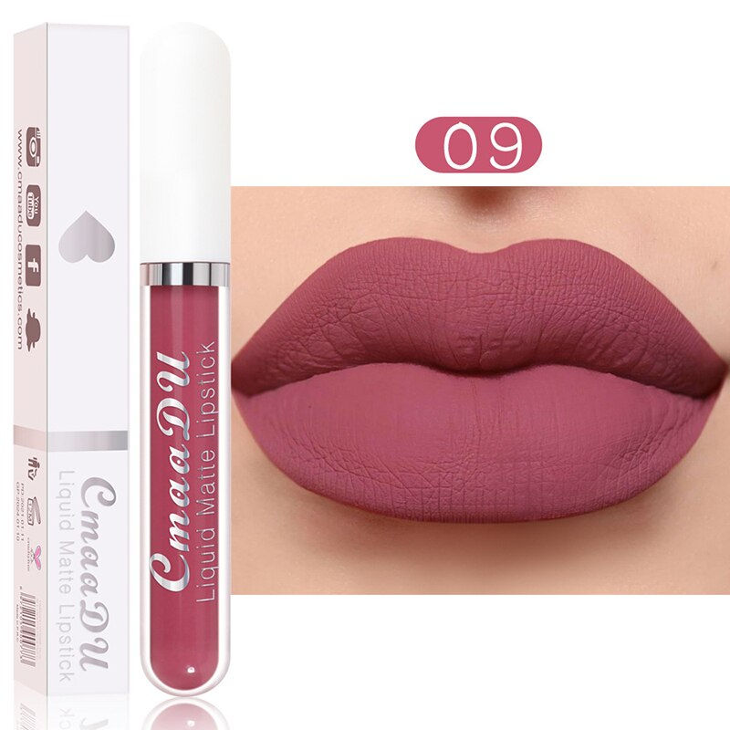 Thumbnail: 18 Colors Velvet Matte Lipstick Waterproof Long Lasting Red Lip Matte Lipstick 