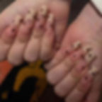 Thumbnail: 24pcs French Style False Nails Glitte Design Fake Nail Patch Mid Length Coffin 