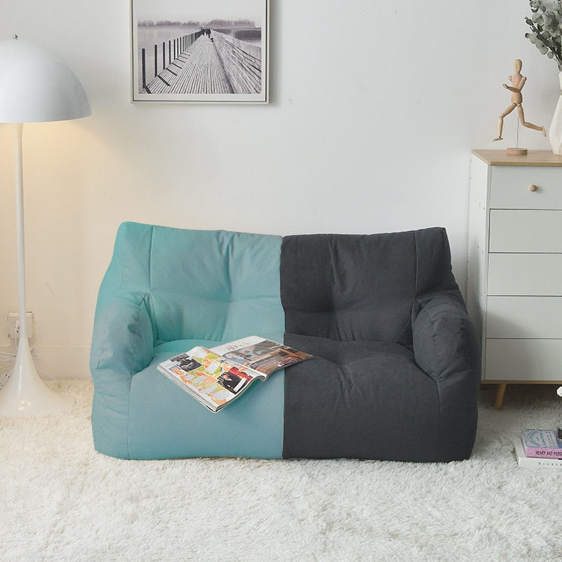 Thumbnail: Creative Small Sofa Lazy Bean Bag Sofa Organizer Balcony Bedroom Modern Living 
