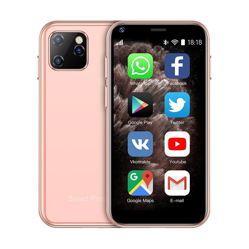 Thumbnail: SERVO Small Smartphone 2.5" Nano Screen Dual SIM Card Cellphone Google Play 1GB