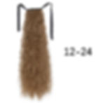 Thumbnail: Synthetic 85cm Long Wavy Ponytail Clip In Hair Extensions Wrap Around Corn Wavy