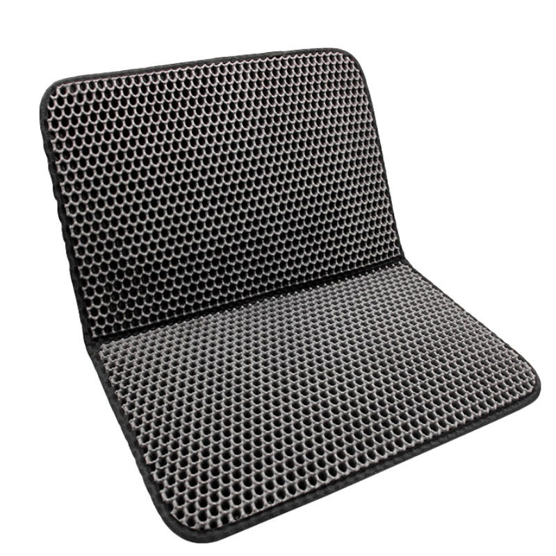 Thumbnail: Waterproof EVA Double Layer Cat Litter Box Mat Non-slip Sand Cat Pad Washable B