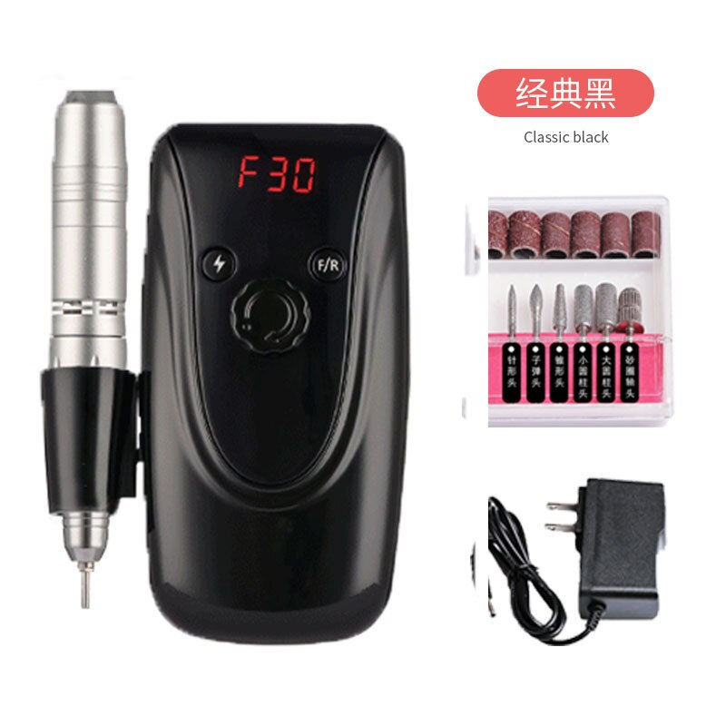 Thumbnail: Professional Nail Drill Machine Electric Manicure Milling Cutter Set Nail Files