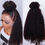 Thumbnail: Long Soft  26Inch Preplucked 180%Density Black Kinky CurlyNatural Hairline Glue