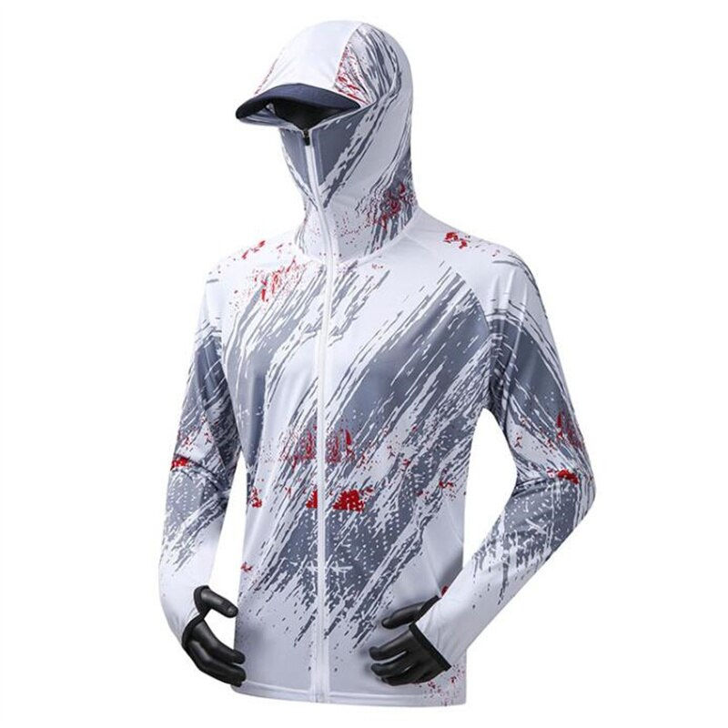 Thumbnail: Anti-UV Long Sleeve Fishing Jersey Professional Breathable Quick Dry Fishing Ho