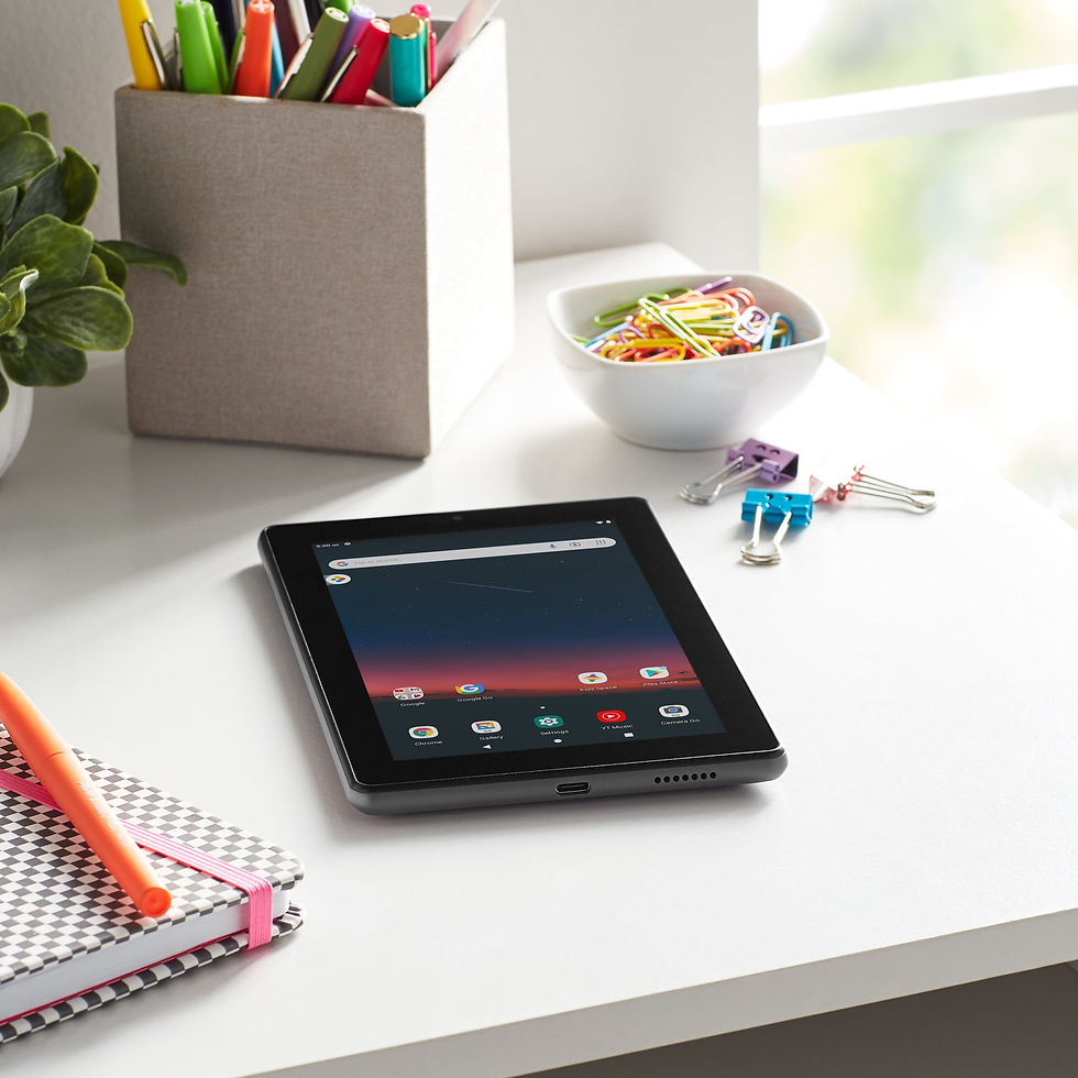 Thumbnail: onn. 7" Tablet, 32GB (2022 Model) - Charcoal