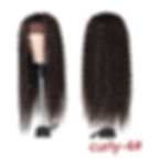 Thumbnail: Synthetic Afro Kinky Curly Headband Wig Natural Black Blonde Wigs Organic Fiber