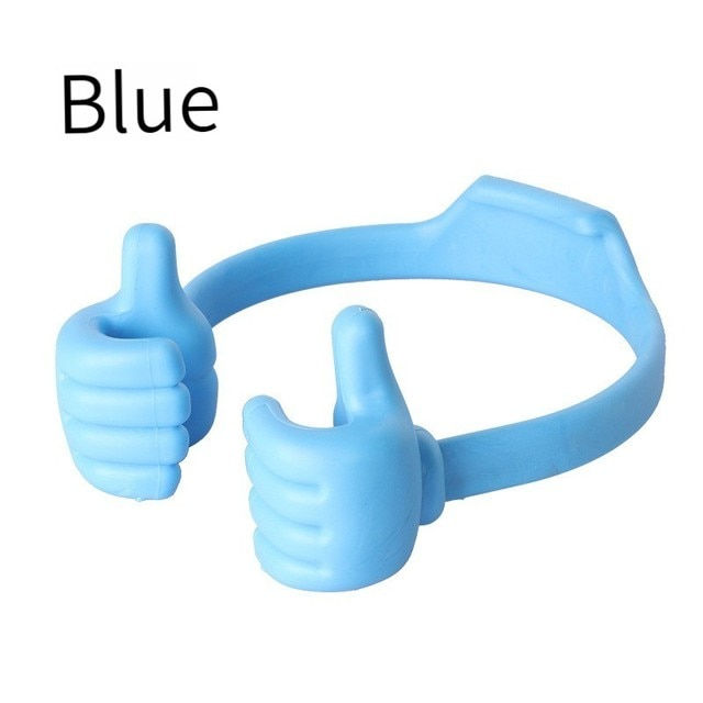 Thumbnail: Thumbs Up Phone Holder Lazy Mobile Phone Thumb Stand Portable Elastic Creative 