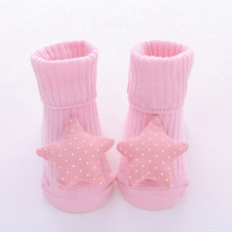 Thumbnail: Cotton Baby Socks Non-Slip Floor Socks Spring Autumn Newborn Baby Socks In The 