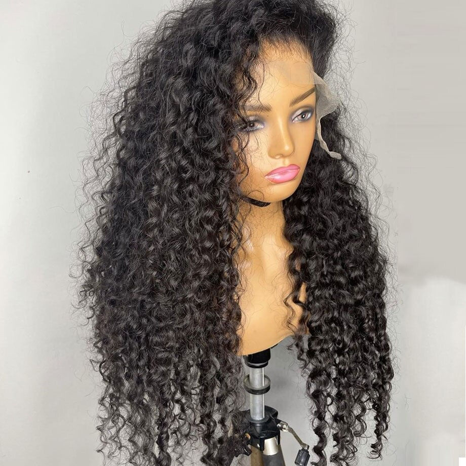Thumbnail: 13x4 Water Wave Lace Front Wigs For Black Women Pre Plucked With Baby Hair Curl