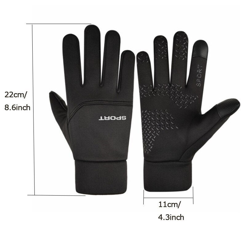 Thumbnail: Outdoor Fishing Waterproof Mens Gloves TouchScreen Women Sport Ridding Windproo