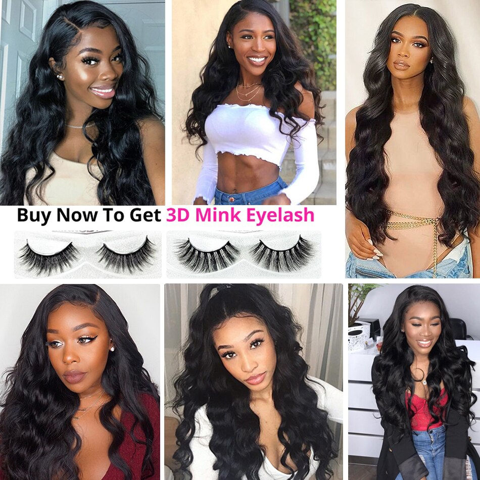 Thumbnail: Cheap Body Wave Bundles 30 Inch Brazilian Virgin Human Hair Extensions 12A Raw 