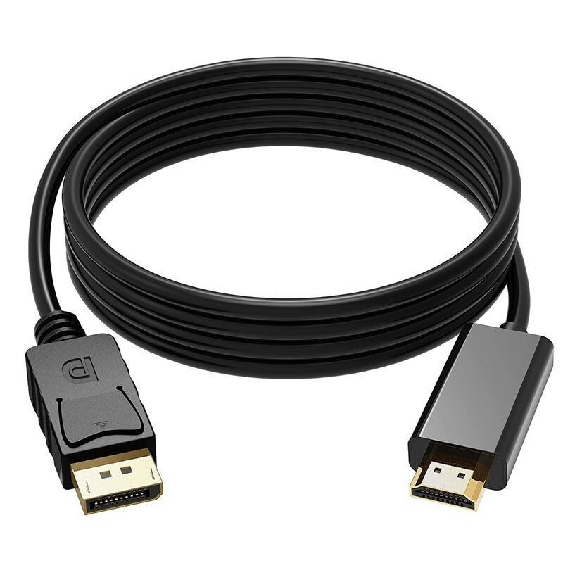 Thumbnail: DP DisplayPort To HDMI Cable DisplayPort Male To Male HDMI Compatible Video Aud