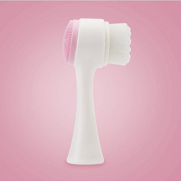 Thumbnail: Silica Gel Facial Brush Double Sided Facial Cleanser Blackhead Removing Product