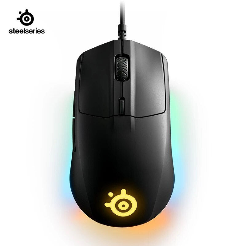 Thumbnail: Steelseries Rival 3 Wired Gaming Mouse TrueMove Core Optical Sensor Mice with 8