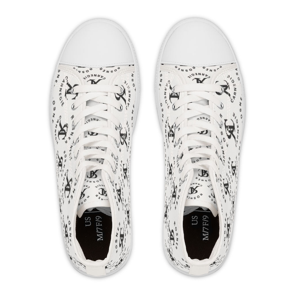 ROSNER CARNEGIE ATL® WOMENS HIGHTOPS 22-CSP-W-B0-HTS-M1X2X10 - WHITE