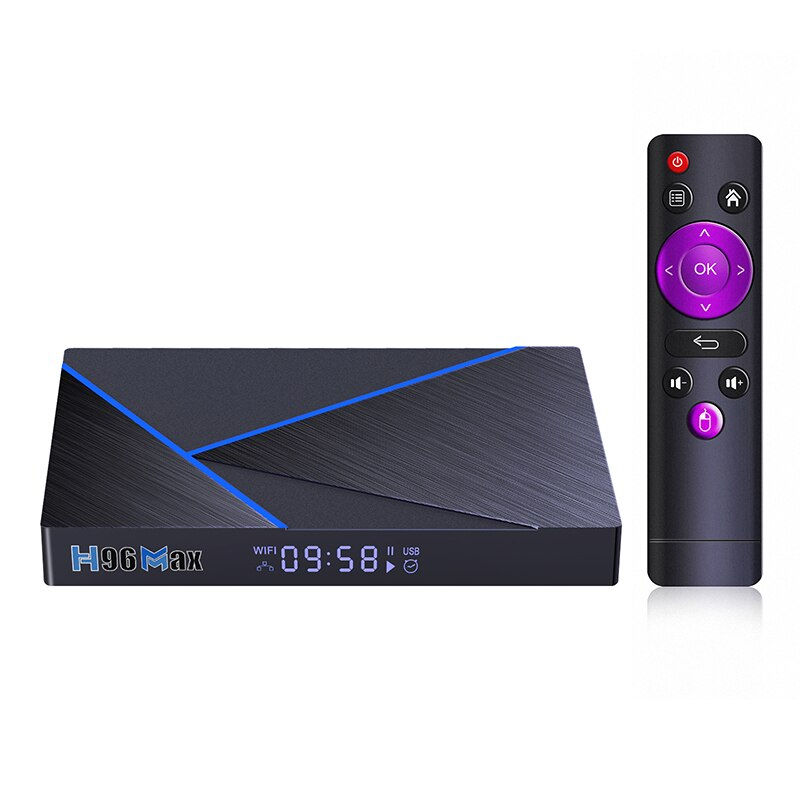 Thumbnail: H96 Max V56 Android12 Smart TV Box RK3566 Quad-Core 4K 2.4G/5G WiFi BT4.0 1000M